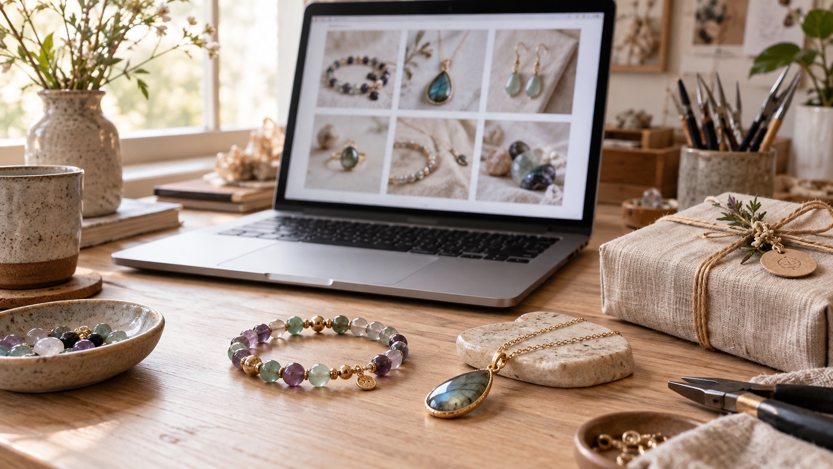 artisan gemstone jewelry online