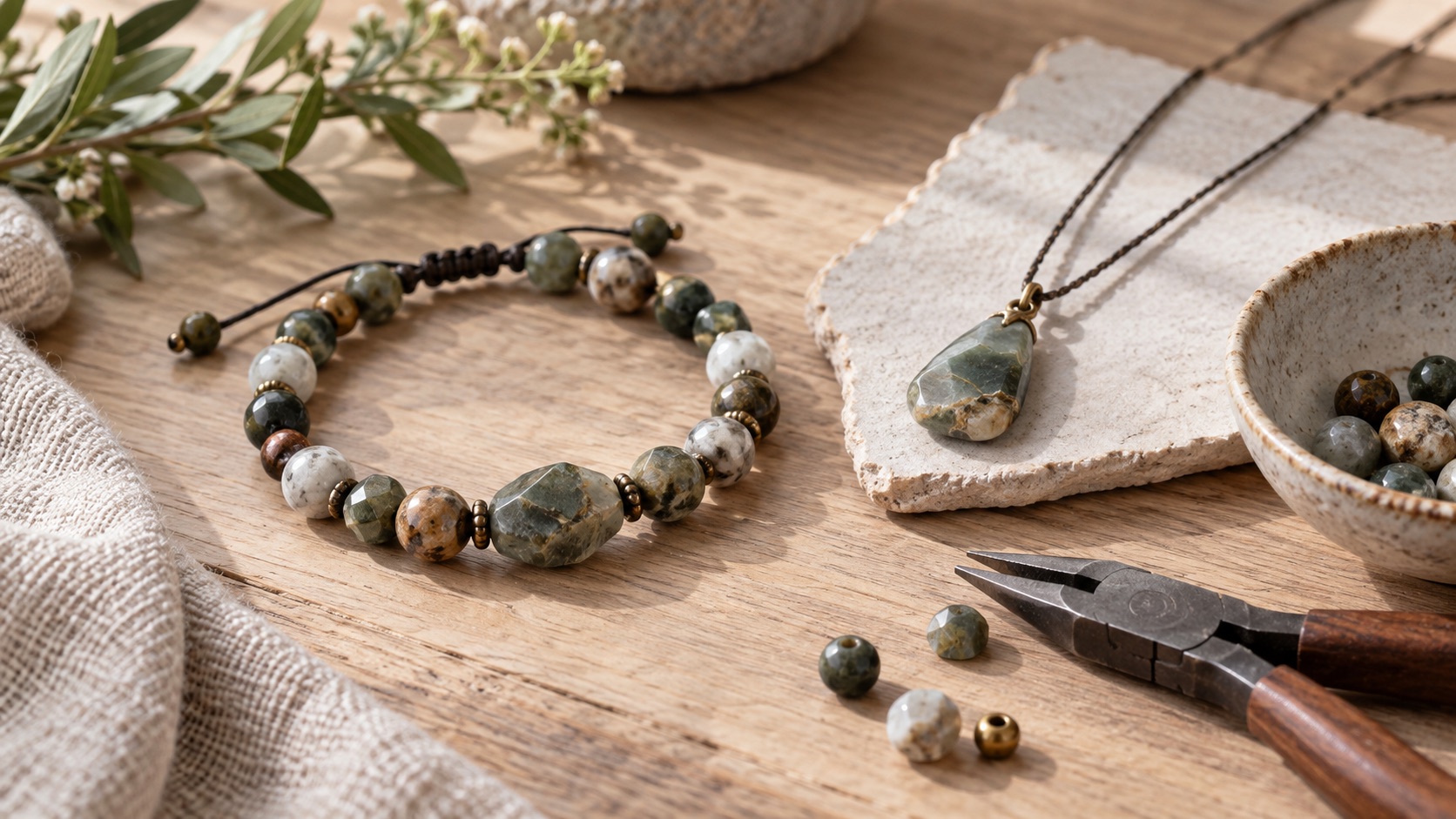 artisan stone jewelry