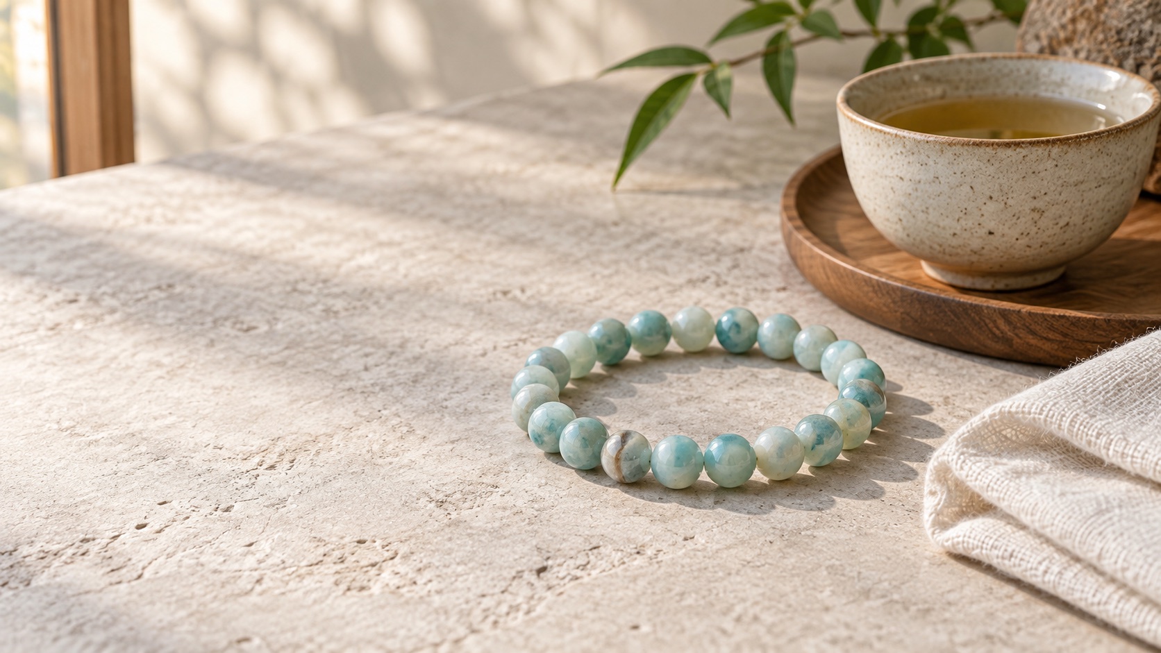 calming stone bracelet