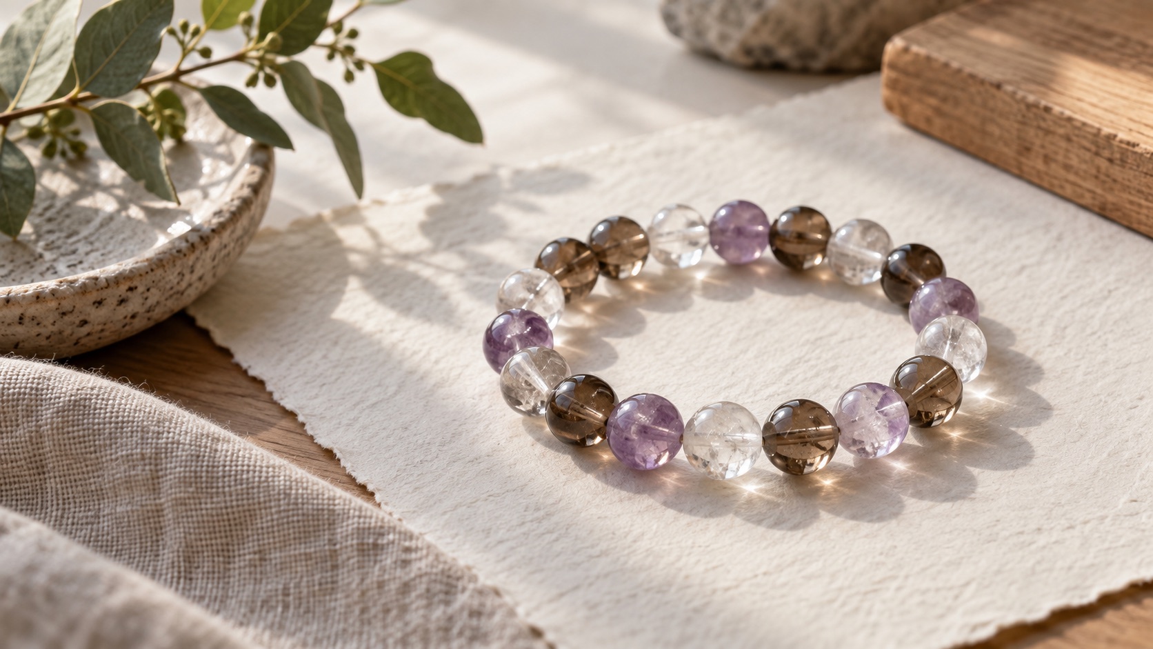 crystal bead bracelet
