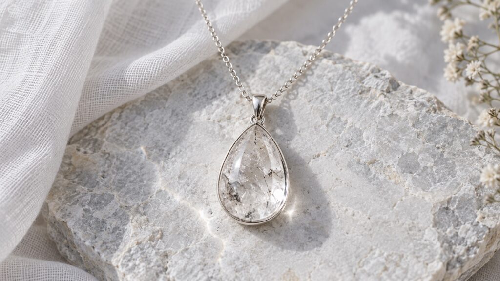 crystal pendant necklace