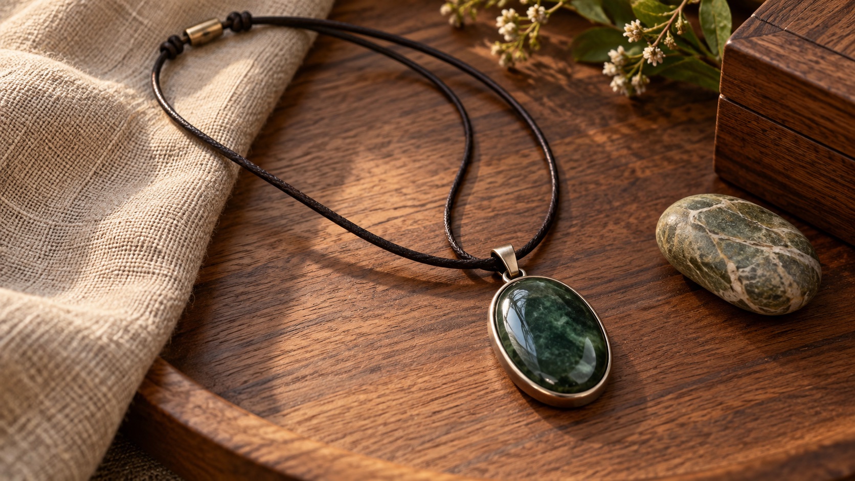 gemstone amulet necklace