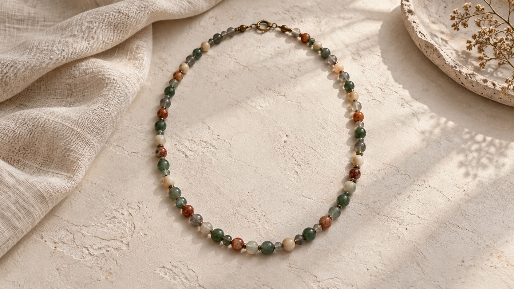 gemstone necklace