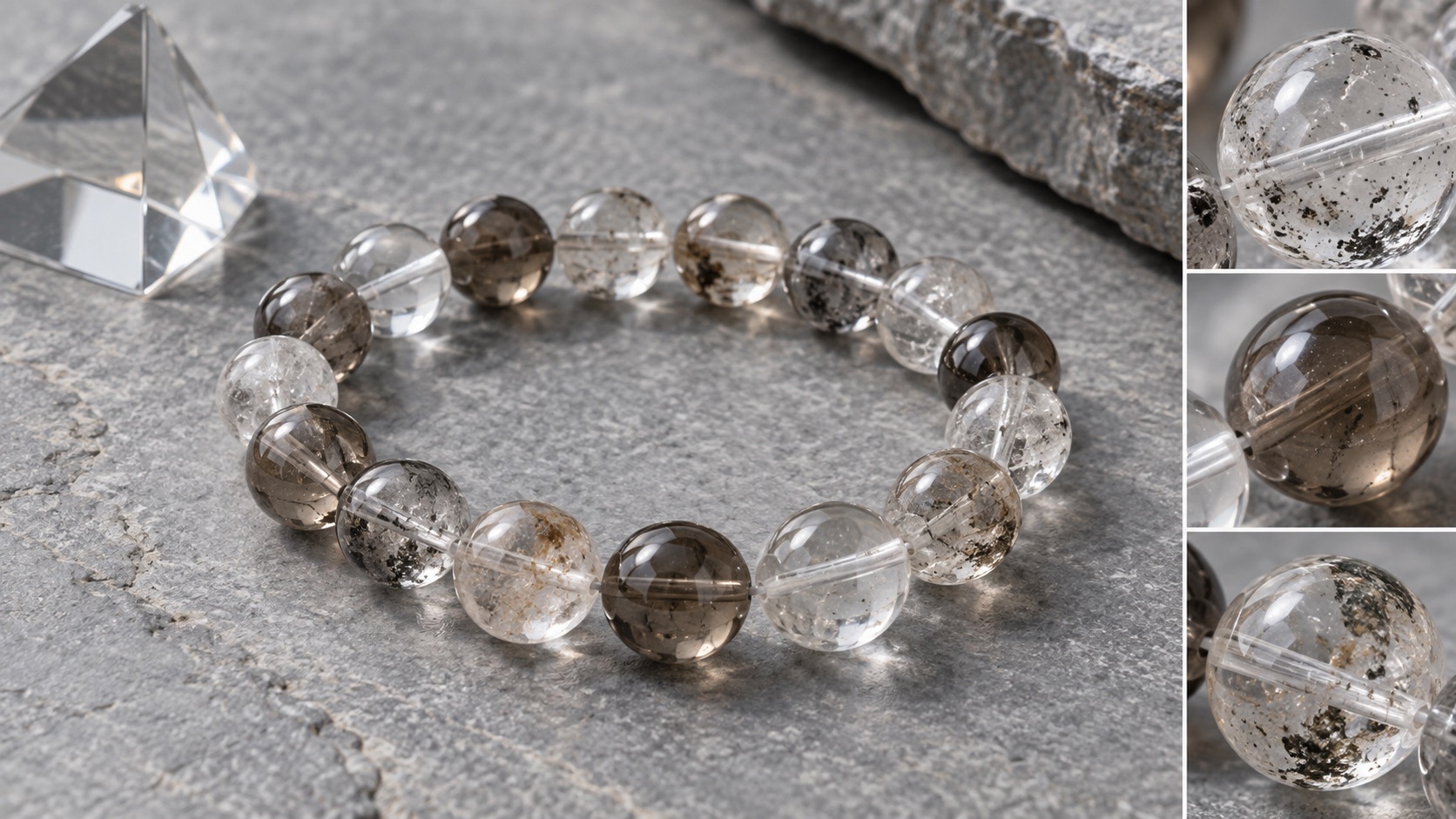 genuine crystal bead bracelet