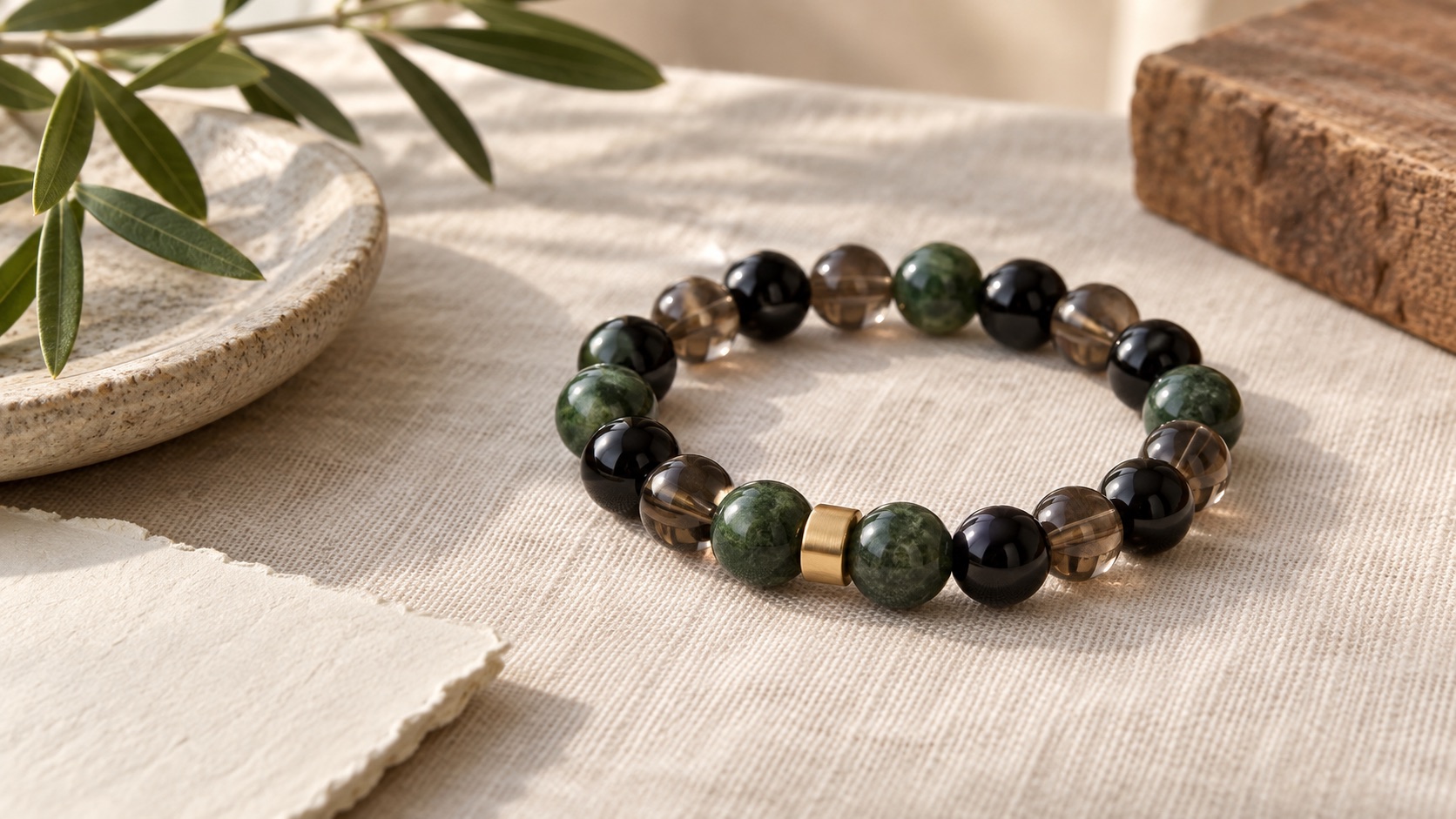 luxury natural gemstone bracelet