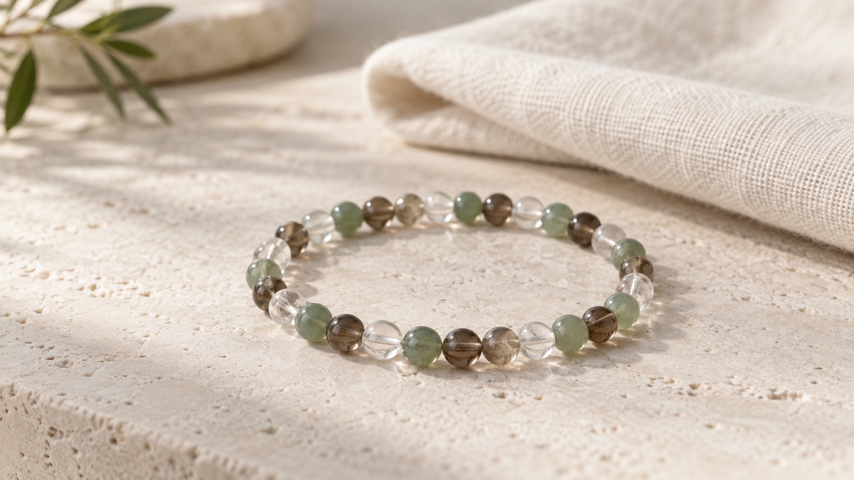 minimalist gemstone bracelet for women