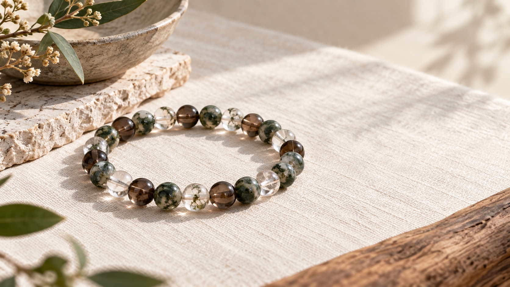 natural gemstone bracelet