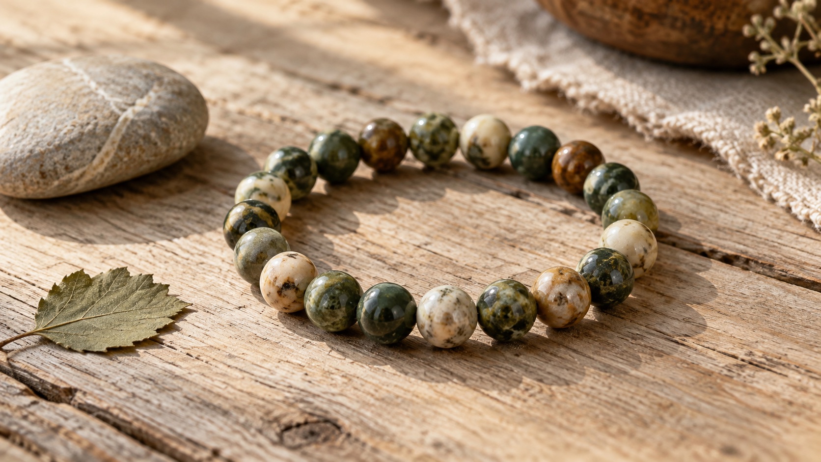 Natural Stone Bracelet with Meaning