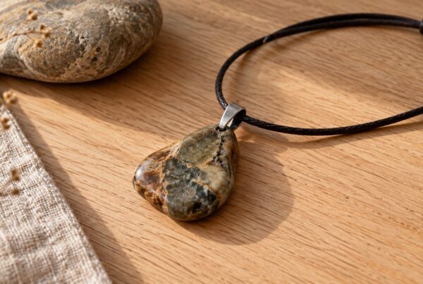 natural stone pendant
