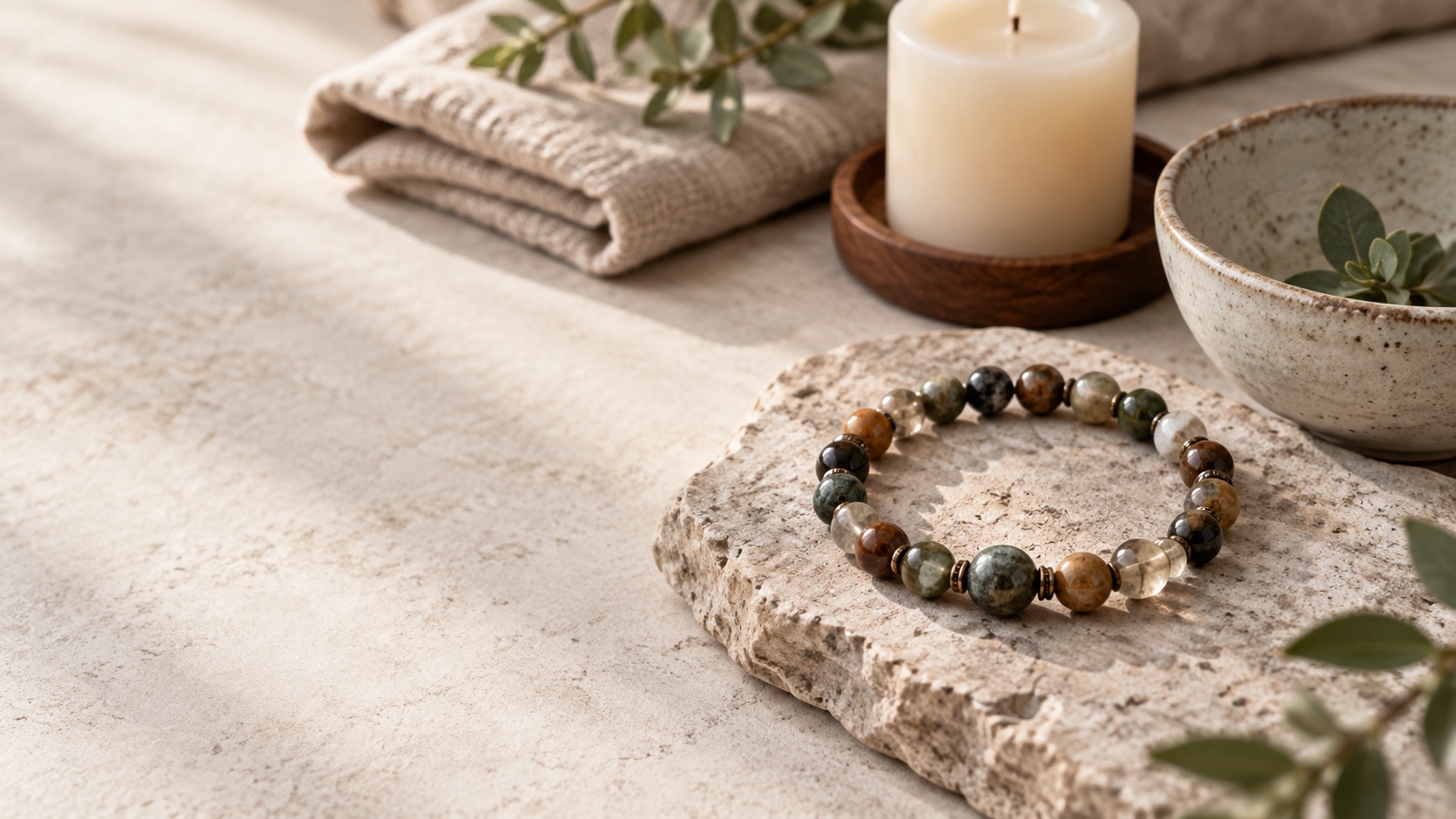 spiritual stone bracelet